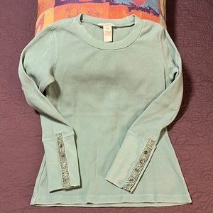 Sundance ~Crewneck Thermal Petite Small